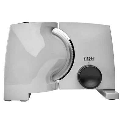 Imagen de ritter nova 1 E Cortafiambres universal eléctrico y cortapanes de metal con cuchilla pulida electrolíticamente, Made in Germany