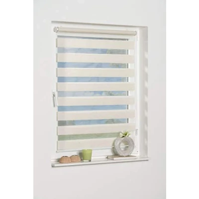 Imagen de Khome Madrid Estor Doble, sin Agujeros, Color Beige, 100 x 150 cm