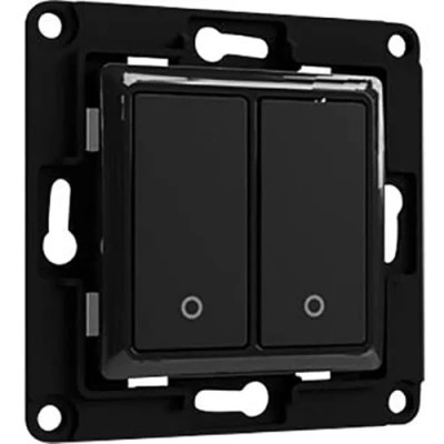 Imagen de SHELLY HOME ACCESORIOS &quot;WALL SWITCH 2&quot; WANDTASTER 2 FACH SCHWARZ