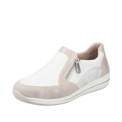 Imagen de Rieker N1151, Mocasín Mujer, Color Blanco, 41 EU
