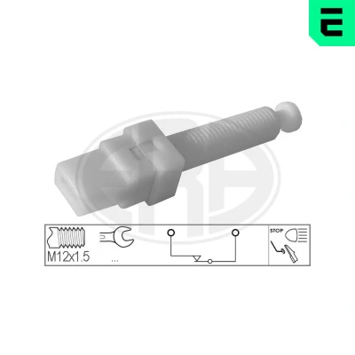 Imagen de ERA 330038 Interruptor luces freno mecánico M12 x 1,5 2polos