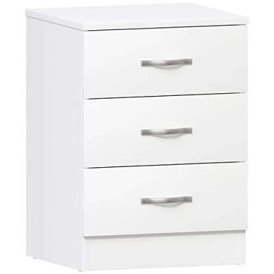 Imagen de Vida Designs cajonera, Metal, Blanco, H: 56 x W: 40 D: 36
