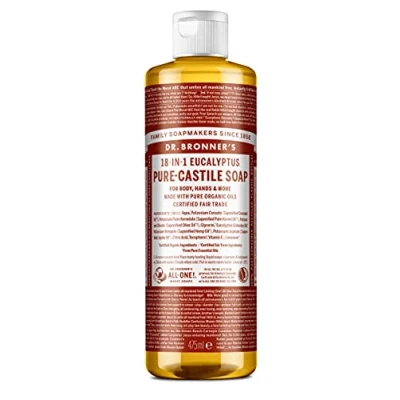 Imagen de Dr. Bronner&#039;s Jabón líquido orgánico aceite esencial eucalipto, 475 ml