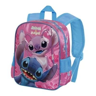 Imagen de Disney Mochila Basic, 31 x 39 cm, Capacidad 18.2 L, Rosa Stitch