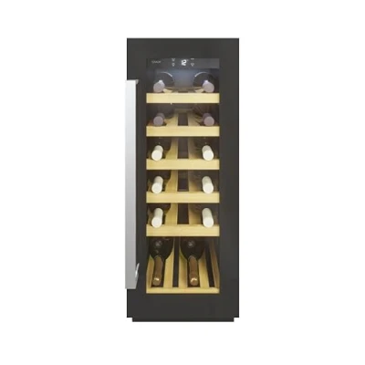 Imagen de Vinoteca integrable Candy CCVB 30/1, 58 l, 20 botellas, Anti UV, Iluminación LED, 81.3 cm, Negro