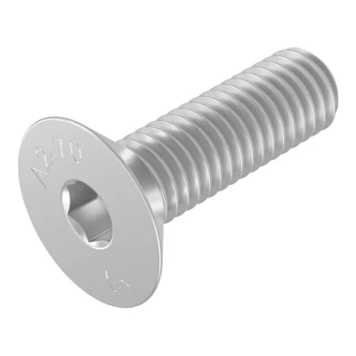 Imagen de Tornillo avellanado SECCARO M12 x 40 mm, acero inoxidable V2A VA A2, DIN 7991 / ISO 10642, casquillo hexagonal, 20 piezas