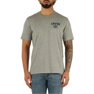 Imagen de Levi&#039;s Graphic CREW NECK TEE Camiseta estampada, Hombre, Talla: Medium, Midtone heather grey