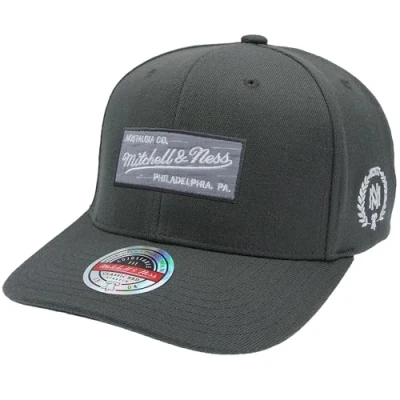 Imagen de Mitchell &amp; Ness Heather Box Logo Classic Red Snapback OB, gris, Talla única