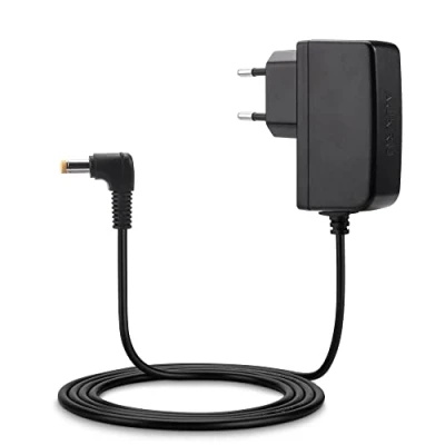 Imagen de Aukru 9.5 V 1 A Fuente de alimentación/cargador para Casio Teclado SA 46 47 Mini Keyboard 32 teclas MS 20 Sintetizador