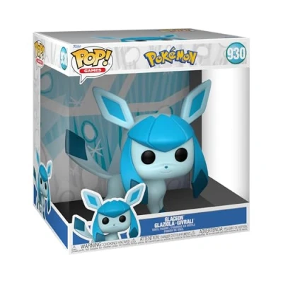 Imagen de Funko Pop! Jumbo: Pokemon Glaceon Figura de Vinilo Coleccionable Idea Regalo Mercancia Oficial Juguetes para Niños y Adultos Video Games Fans Muñeco Coleccionistas Exposición