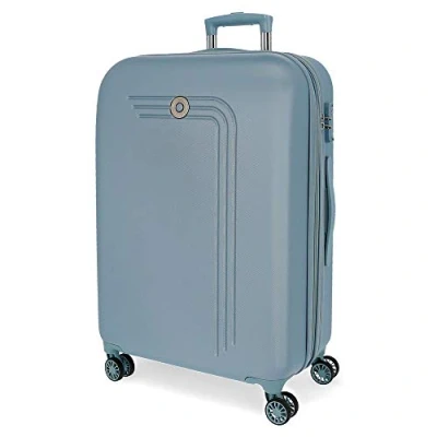 Imagen de Movom Riga Maleta Grande Azul 56x80x29 cms Rígida ABS Cierre TSA 108L 4,8Kgs 4 Ruedas Dobles Extensible