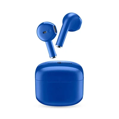 Imagen de Auriculares True Wireless Music Sound BTMSTWSSWAGB, de cápsula, Bluetooth, Autonomía hasta 20 h, Azul