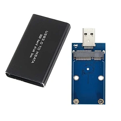 Imagen de Adaptador de tarjeta sin funda CY Mini PCI E mSATA a USB 3.0 externo SSD PCBA