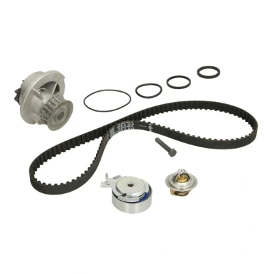 Imagen de INA 530 0004 31 bomba de Agua + Kit Distribucion con agua, material montaje añadido termostato OPEL: Astra G CC