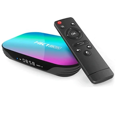 Imagen de Sofobod HK1 Box Smart TV Android 9.0, 4GB RAM 32GB ROM, with Amlogic S905X3 Quad Core 64bit Cortex A55, GPU G31 MP2, 2.4G/5G Dual WiFi BT4.0 H.265 Decoding LAN 1000, HD 8K : HK432