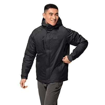 Imagen de Jack Wolfskin TROPOSPHERE Jacket M Chaqueta de protección contra la Intemperie, Hombre, Negro, Small