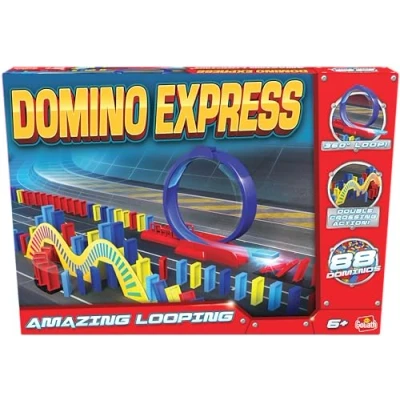 Imagen de Dominó Express Amazing Looping, Multicolor (Goliath 81007) , color/modelo surtido, A partir de 6 años edad.