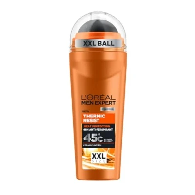 Imagen de L&#039;Oréal Men Expert Thermic Resist Desodorante Roll On Anti transpirante 48h eficaz incluso a 45ºC XXL 100ml