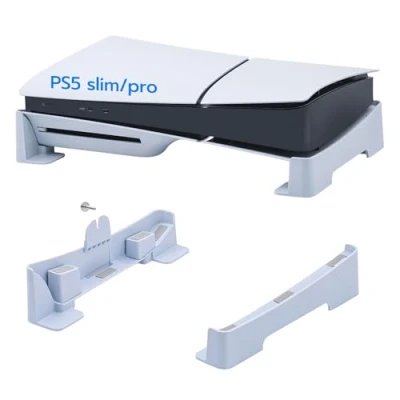 Imagen de Mcbazel Soporte Horizontal Compatible con Consola PS5 Pro/PS5 Slim DE/UHD, de Base para Disco Playstation 5 y edición Digital