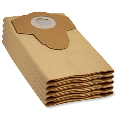 Imagen de Parkside Bolsas de aspiradora originales 5 unidades para LIDL en seco y húmedo PNTS 1250, 1250/9, 1300 A1, B2, C3, D3, E4, F5, PWD 12 A1