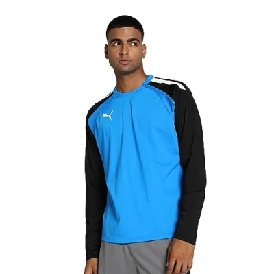 Imagen de puma Hombre Sudadera con Capucha, Electric Blue Lemonade Black, S