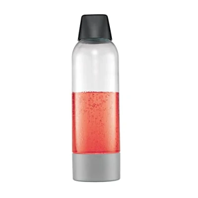 Imagen de iSi Twist&#039;n Sparkle Juego de 2 botellas repuesto 1 L para batidoras agua, soda, bebidas carbonatadas, resistentes PET con tapa, cócteles y bebidas, sin BPA