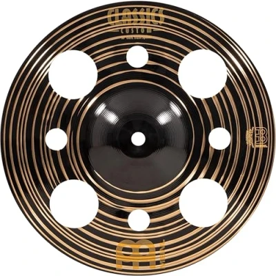 Imagen de Meinl Cymbals Classics Custom Dark Plato Trash Splash de 10 pulgadas (25,40cm) Platillos Batería Bronce B12, Acabado Oscuro (CC10DATRS)