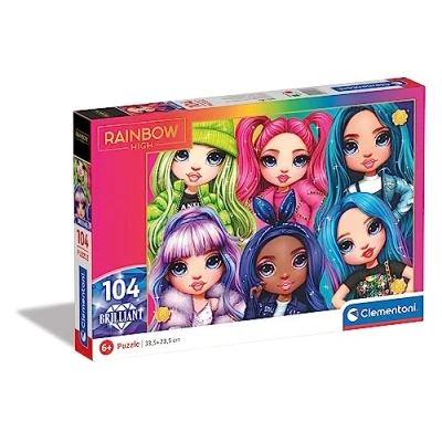 Imagen de Clementoni 104pzs Does Not Apply 104 Piezas Rainbow High Puzzle Infantil, a Partir de 6 años (20343), Multicolor, M