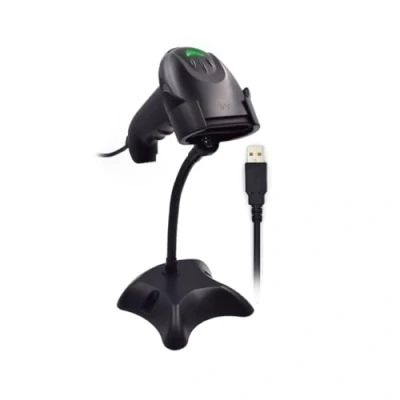 Imagen de SCANNER DE MANO EWENT EW3420 LASER 1D CCD USB NEGRO