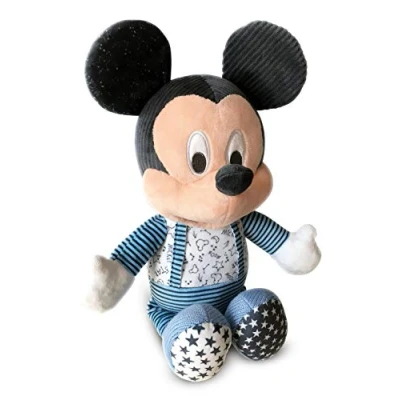 Imagen de Clementoni Baby Mickey Duerme contigo Peluche bebé Interactivo para Dormir a Partir de 6 Meses (17394)