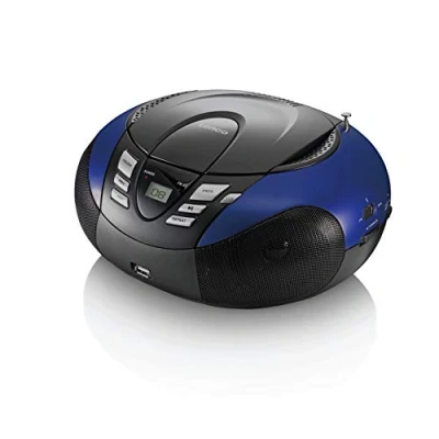 Imagen de Lenco SCD 37USB Color azul R.CD portátil con USB