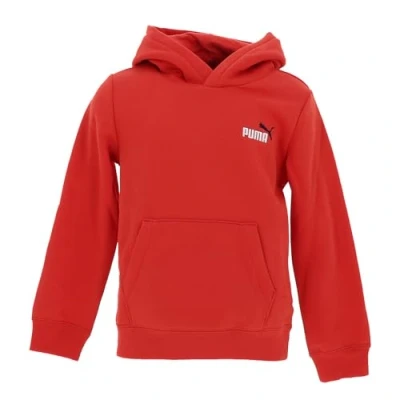 Imagen de PUMA ESS 2 Color Small No. 1 Logo Hoodie FL B, Sudaderas con Capucha Niños, Red Fire,