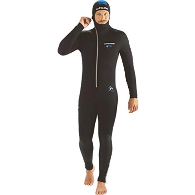 Imagen de Cressi Diver Man Monpiece Wetsuit 7mm Traje de Buceo, Hombre, Negro/Azul, S/2
