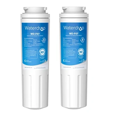 Imagen de 2X Waterdrop UKF8001 Filtro del Refrigerador Congelador para Maytag UKF8001, Amana, Jenn Air PUR Puriclean II, UKF8001AXX, UKF9001, Hidromasaje 4396395, EDR4RXD1, Viking RWFFR, SK535