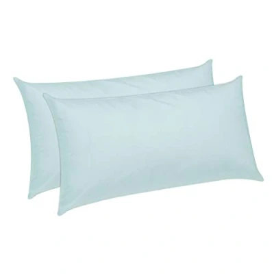 Imagen de Pikolin Home, AH200 Pack 2 almohadas de fibra antiácaros, evitan los síntomas alergia, para dormir lado o boca arriba firmeza baja