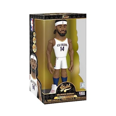 Imagen de Funko Vinyl Gold 12&quot;: NBA Brandon Ingram 1/6 de Probabilidades Obtener la RARA Variante Chase Figura Acción Vinilo Coleccionable Idea Regalo Cumpleaños Mercancia Oficial