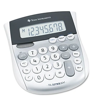 Imagen de Texas Instruments ACCO CALCULADORA TI 1795 SV, negro/plateado