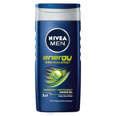 Imagen de 6 x Nivea for Men Energy Shower Gel 250ml by