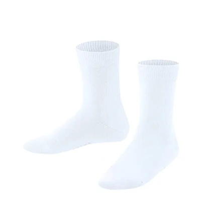 Imagen de FALKE Family K SO algodón sostenible unicolor 1 par, Calcetines Unisex niños, Blanco (White 2000) nuevo ecológico, 35 38