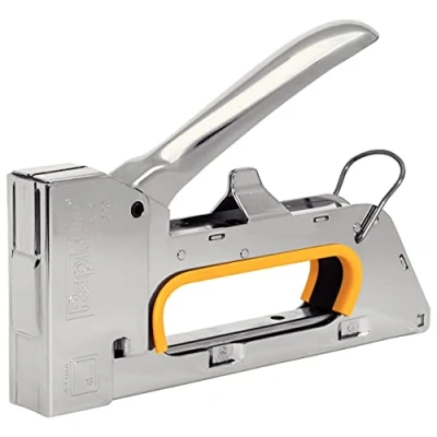Imagen de Rapid Grapadora Profesional Manual PRO R23 para Grapas No. 13, Tapicería con Empuñadura Ergonómica, 100% Acero, Sencillo Sistema de Carga, Fabricada en Suecia (10600521)
