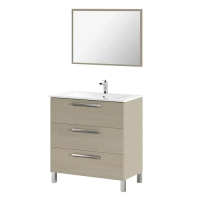 Imagen de ARKITMOBEL Mueble de baño, Roble, 3 Cajones