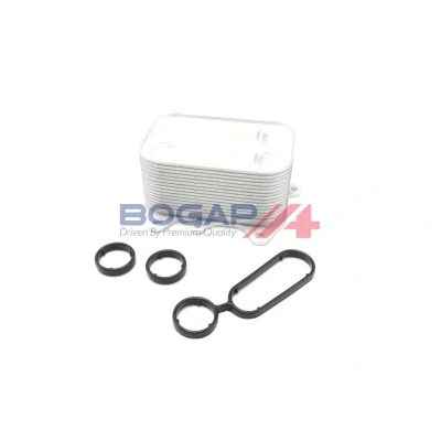 Imagen de BOGAP A4222128 Radiador de Aceite VOLKSWAGEN: GOLF 6, Polo V Hatchback, Multivan 5 (7HM, AUDI: A6 C7 Sedán, A3 Sportback, Avant