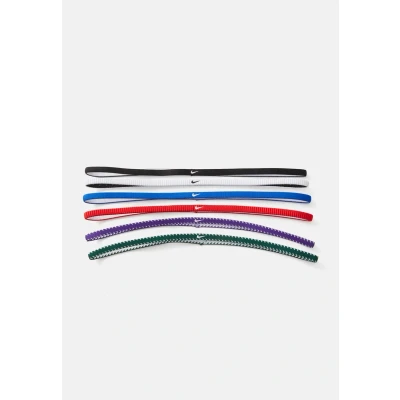 Imagen de NIKE Performance FLEX Classic SLIM Headbands 6 PACK Otros accesorios, Mujer, Talla: One Size, Game royal/university red/white