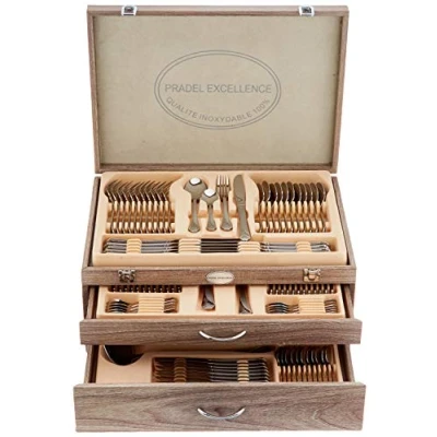 Imagen de Pradel Excellence D635C 113 Cubertería combinada, Acero inoxidable, Color Plata