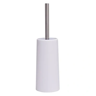 Imagen de MSV MS1407/140940 escobilla de baño (acero inoxidable, y soporte), blanco