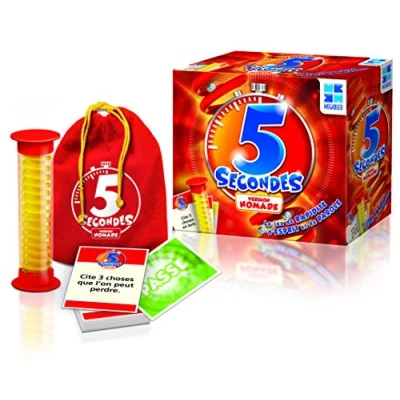 Imagen de Megableu 678120 Juego de mesa, versión Nomad 5 segundos, 3 a 6 jugadores, partir 8 años, edición francesa