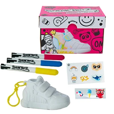 Imagen de Splash Toys SNEAK&#039;ARTZ SHOEBOX Fuschia Diseño y personaliza tus zapatillas a partir de 5 años, 32231