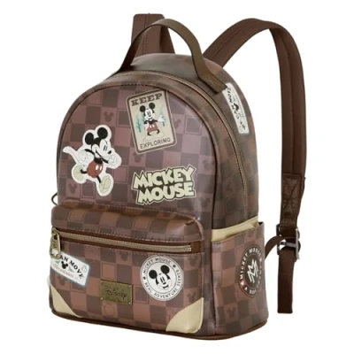 Imagen de Karactermania Disney Mickey Mochila, Mujer, Talla: One Size, mouse brown