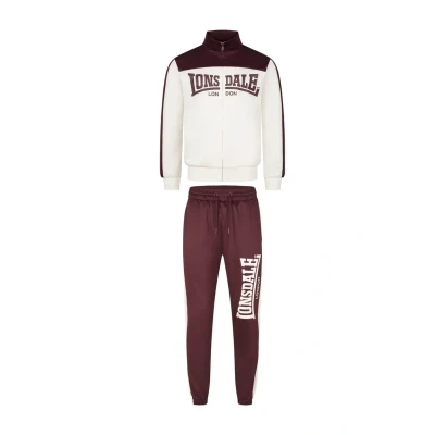 Imagen de Lonsdale Chándal, Hombre, Talla: Medium, Oxblood ecru