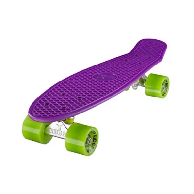 Imagen de Ridge Original 22&quot; Cruiser Skateboard, Unisex, Morado/Azul (Violet/Bleu), 55 cm